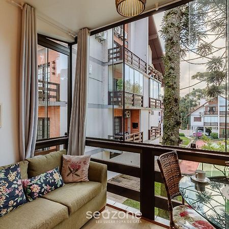 Apto Duplex C/ Lareira 100M Do Lago Negro Rln204 Грамаду Экстерьер фото