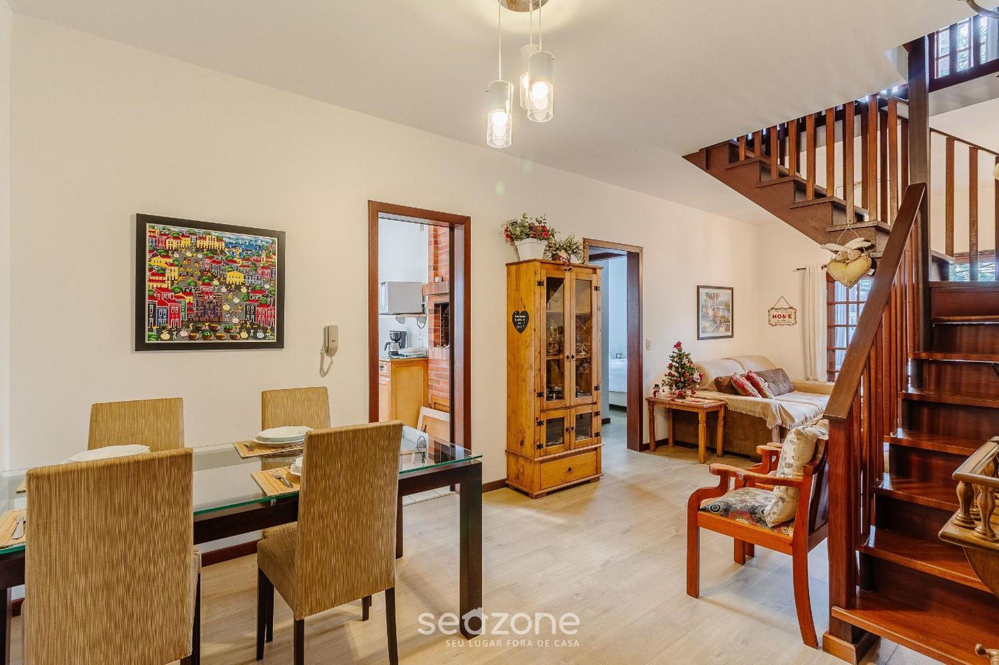 Apto Duplex C/ Lareira 100M Do Lago Negro Rln204 Грамаду Экстерьер фото