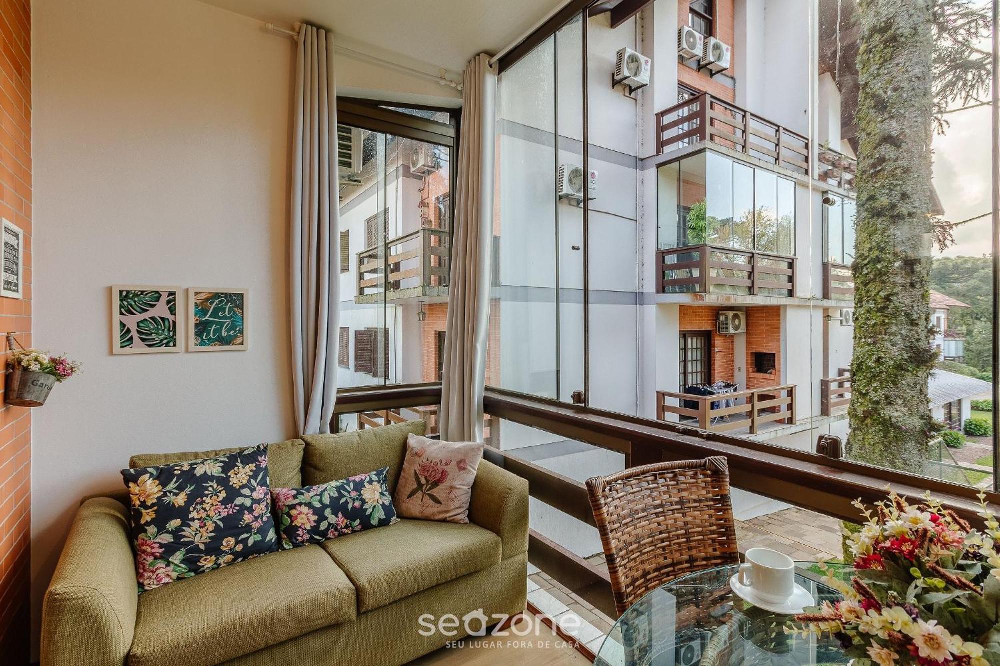 Apto Duplex C/ Lareira 100M Do Lago Negro Rln204 Грамаду Экстерьер фото